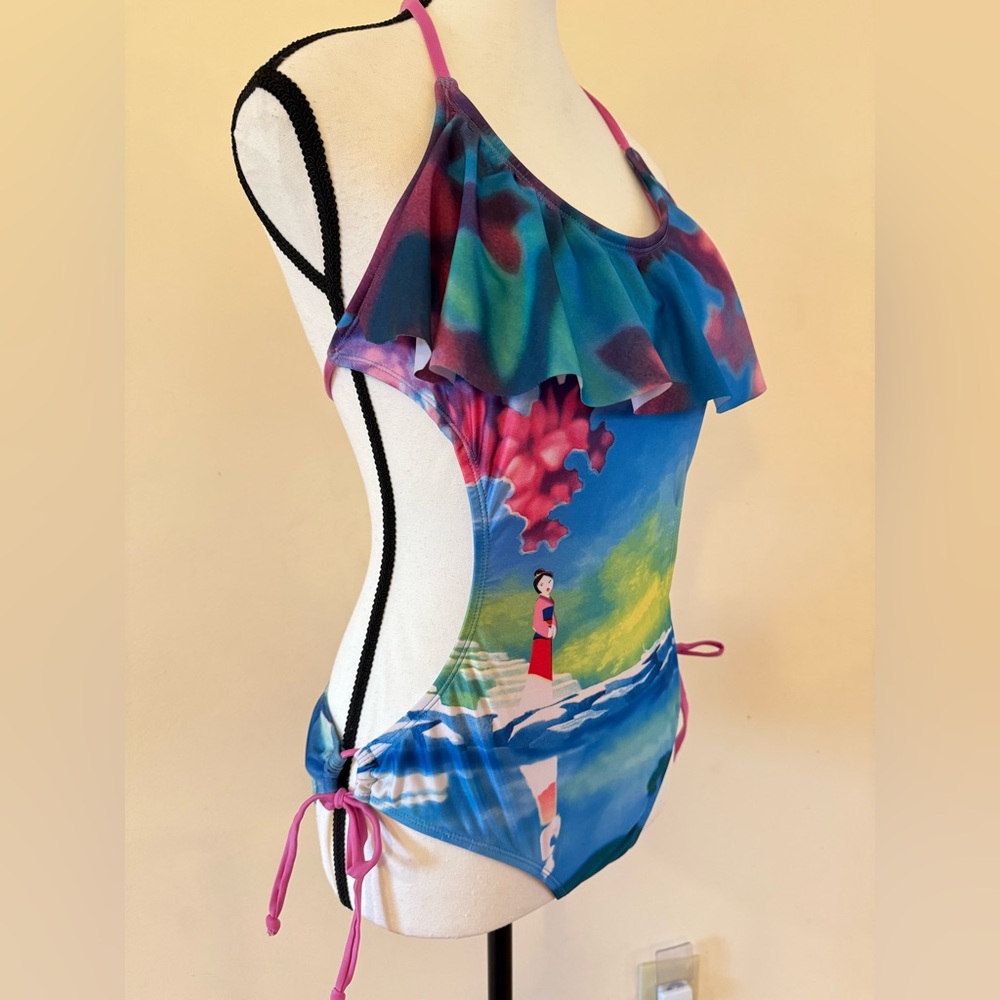 Disney Mulan Size Large Bathing Suit - Picture 2 of 5